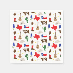 Texas Icons Serviette