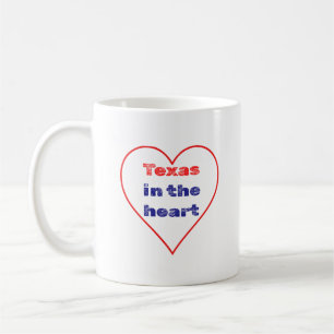 Texas im Herzen Kaffeetasse