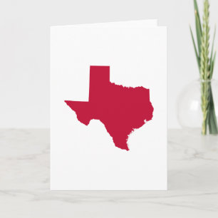 Texas in Red Karte