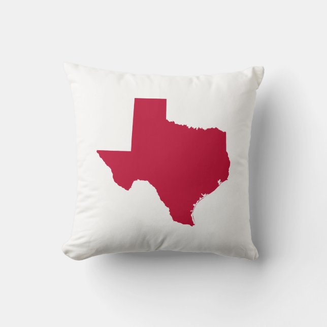 Texas in Red Kissen (Vorderseite)