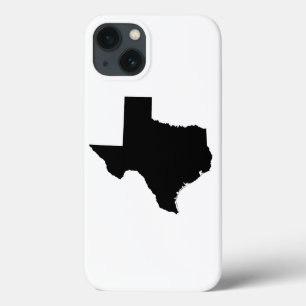 Texas in Schwarz und Weiß iPhone 13 Hülle