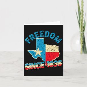 Texas Independence Day 1836 Karte