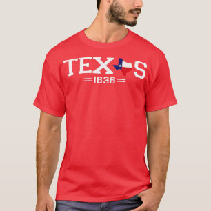 Texas Independence Day 1836 Texas Flag T-Shirt