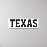 Texas Independence Day Leinwand 57x18