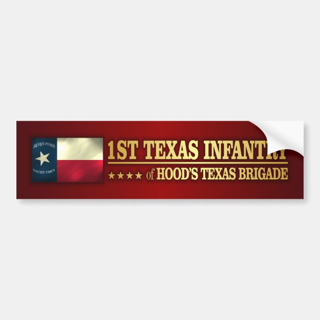 Texas Infantry (BA2) Autoaufkleber (Vorne)