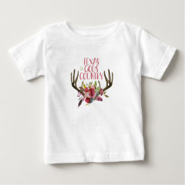 Texas ist Gottes Land Boho Pink Baby T-shirt
