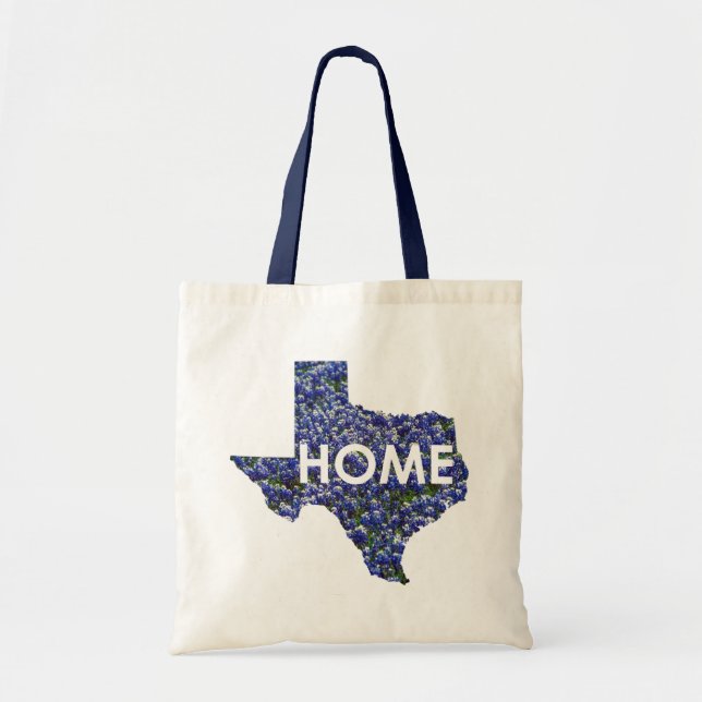 Texas ist Zuhause Bluebonnet-Tasche Tragetasche (Vorne)