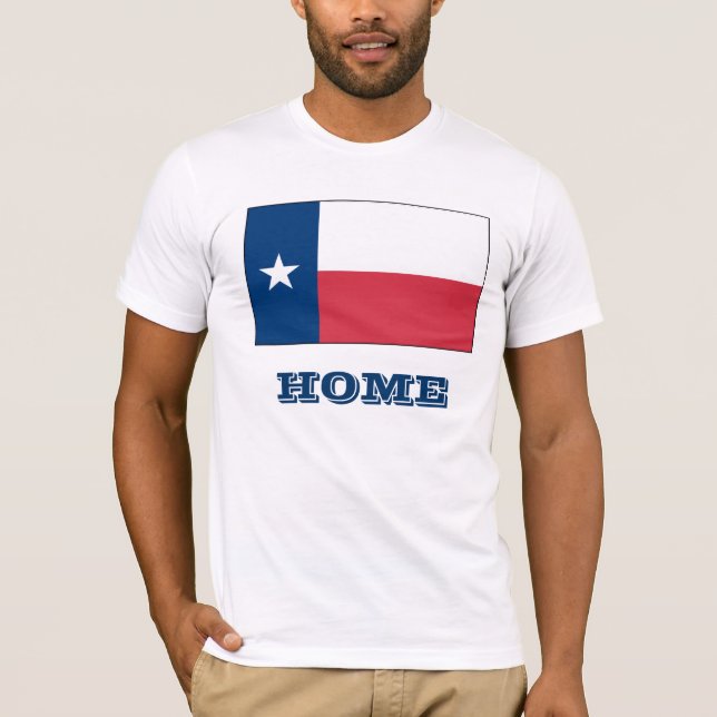 Texas ist Zuhause! T-Shirt (Vorderseite)
