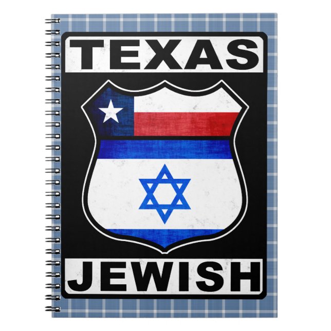 Texas Jewish American Notepad Notizblock (Vorderseite)