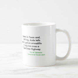 Texas-Kaffee-Tasse Kaffeetasse