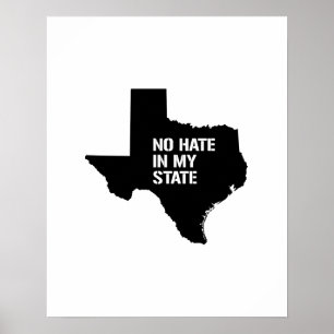 Texas: Kein Hass in meinem Staat Poster