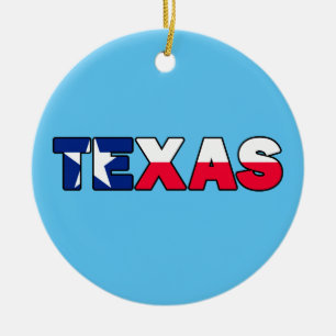 Texas Keramik Ornament