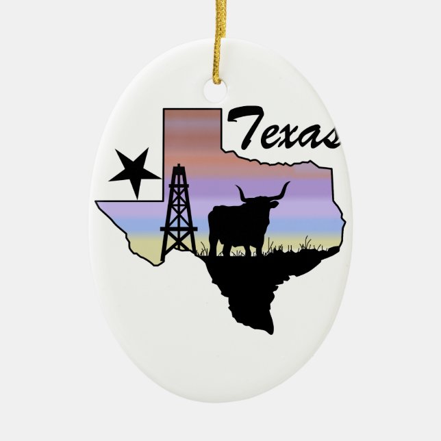 Texas Keramikornament (Vorne)