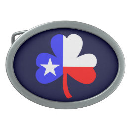 Texas Kleeblatt Ovale Gürtelschnalle