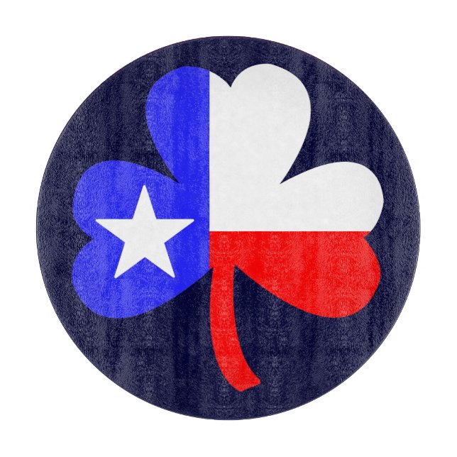 Texas Kleeblatt Schneidebrett (Vorderseite)