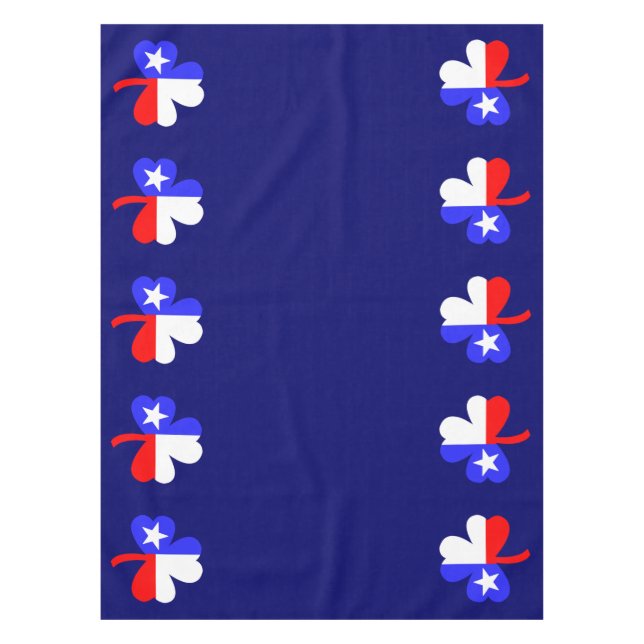 Texas Kleeblatt Tischdecke (Vorderseite)