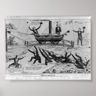 Texas kommt ins Jahr 1844 Poster