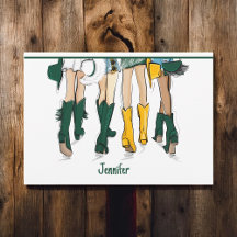 Texas Ladys Fashion Cowboy Boot Gold Green