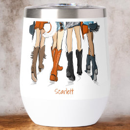 Texas Ladys Fashion Cowboy Boots Orange Custom