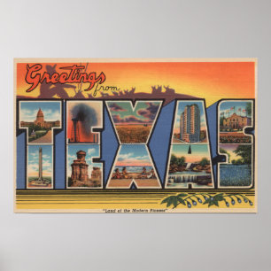Texas (Land der modernen Pioniere) Poster