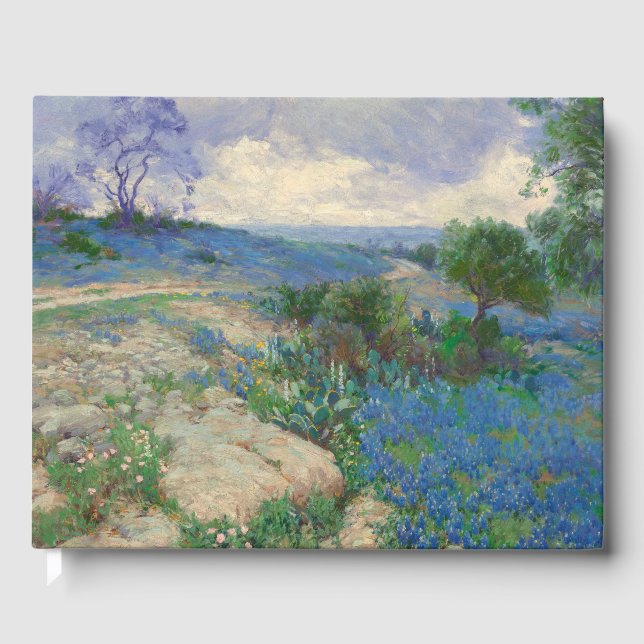 Texas Landscape With Bluebonnets Julian Onderdonk Gästebuch (Vorderseite)