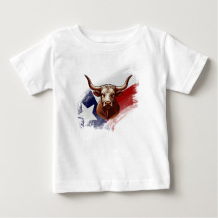Texas-Langhornkuh Baby T-shirt