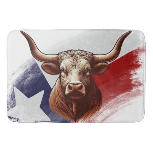 Texas-Langhornkuh Badematte