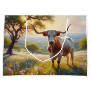 Texas-Langhornkuh Große Geschenktüte