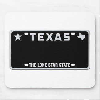 Texas License Plate Mousepad