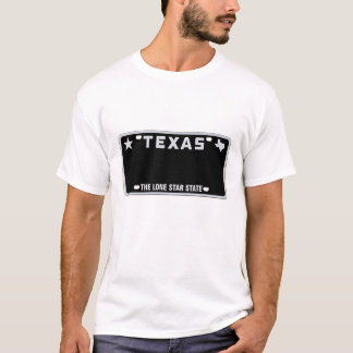 Texas License Plate T - Shirt