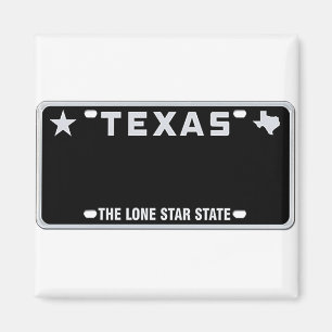 Texas License Plate T - Shirt Magnet