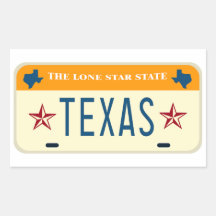Texas License Plate, The Lone Star Staat
