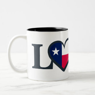 Texas-Liebe Zweifarbige Tasse