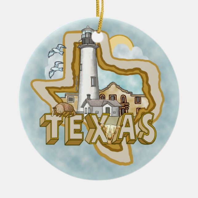 Texas Lighthouse Ornament (Vorne)