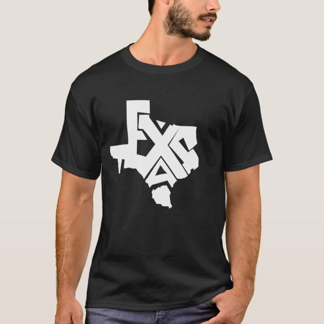 Texas Live without Limits, Texas lover , Texas Map T-Shirt (Vorderseite)