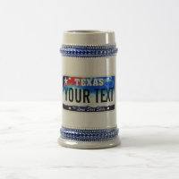 Texas-Lizenzplatten-Tasse