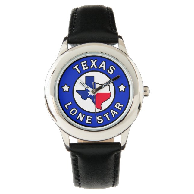 Texas Lone Star Armbanduhr (Vorderseite)