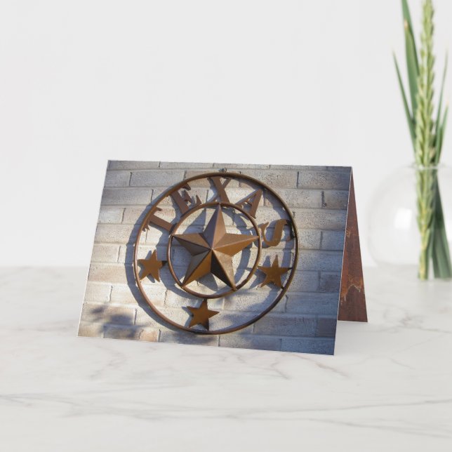 Texas Lone Star Einladung (Vorderseite)