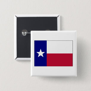 Texas Lone Star Flag Button