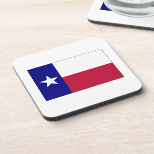 Texas Lone Star Flag Getränkeuntersetzer