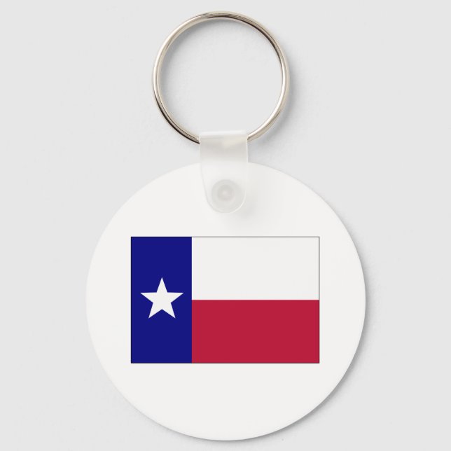 Texas Lone Star Flag Schlüsselanhänger (Vorderseite)