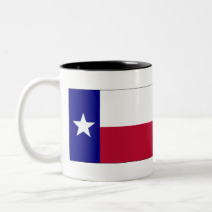 Texas Lone Star Flag Zweifarbige Tasse