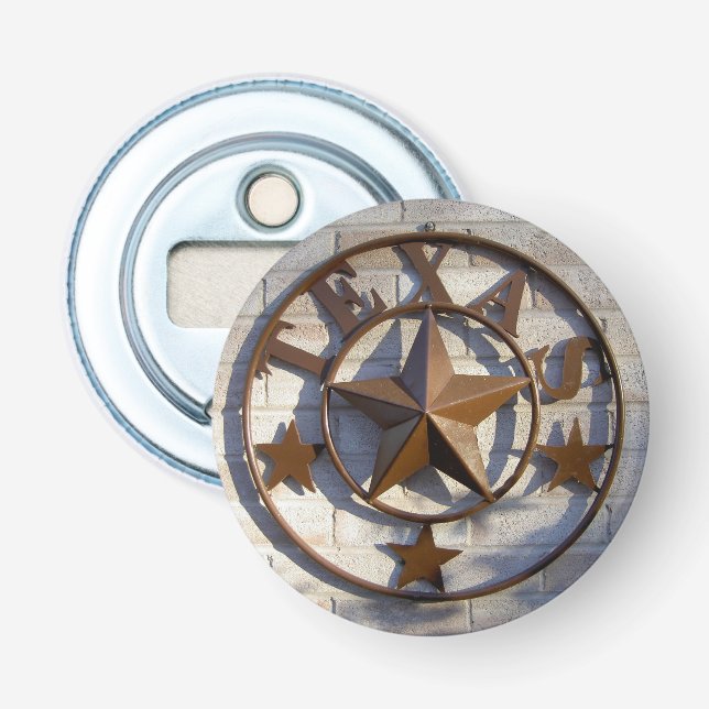 Texas Lone Star Flaschenöffner (Vorderseite)