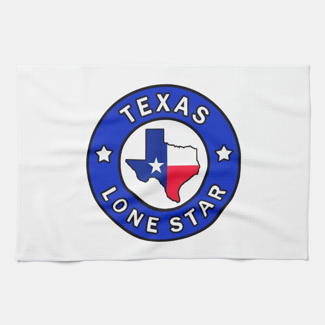 Texas Lone Star Handtuch (Horizontal)