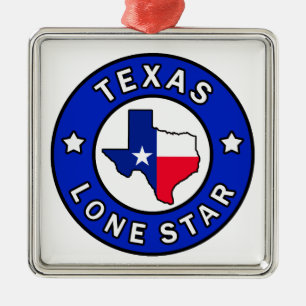 Texas Lone Star Ornament Aus Metall