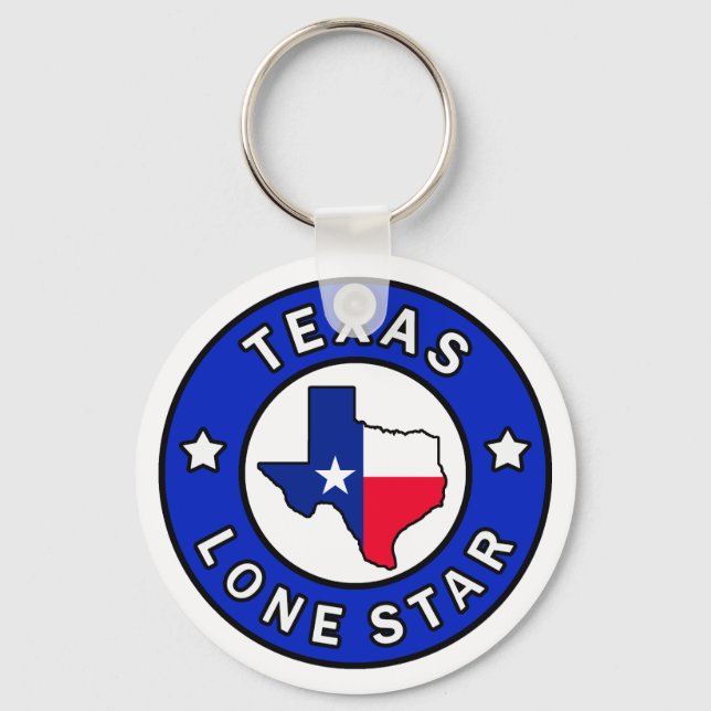 Texas Lone Star Schlüsselanhänger (Vorderseite)