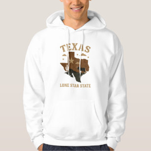 Texas Lone Star Staat - Ein Tribut an die Unabhäng Hoodie