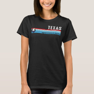 Texas Lone Star Staat Est 1845 Vintag Classic Ret T-Shirt