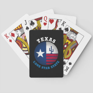 TEXAS-LONE-STAR-STAAT SPIELKARTEN