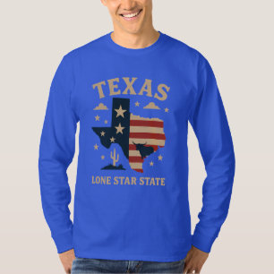 Texas Lone Star Staat - Symbol der Stärke und des  T-Shirt